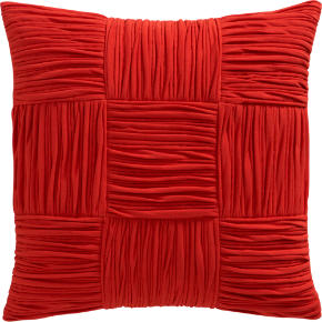 9 square burnt orange 18 pillow
