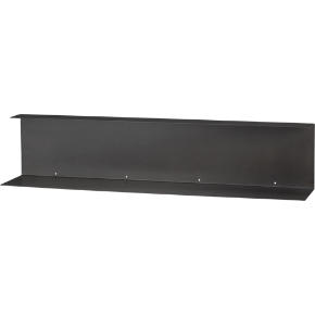 bent metal wall shelf