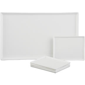 5-piece cuatro platter set