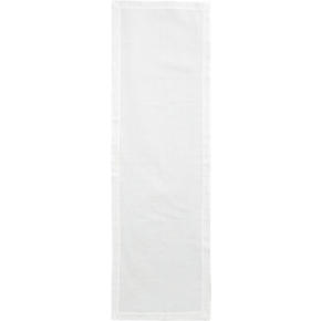 duo white linen placemat for two