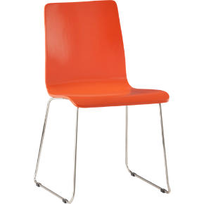 echo orange chair