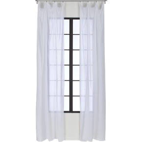 French-Belgian white linen panel