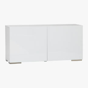 fuel white credenza