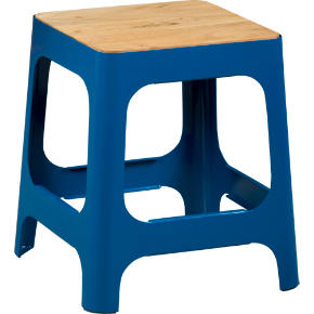 hitch peacock blue stool