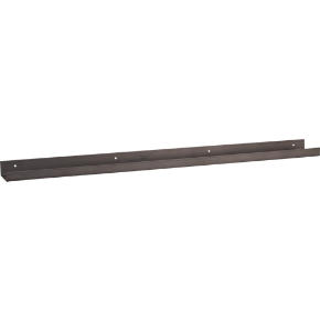 metal gunmetal wall shelf