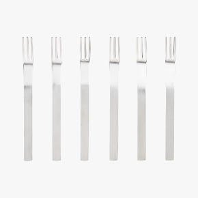 mini cocktail forks set of six