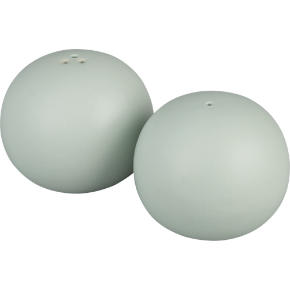 2-piece mint salt and pepper shaker set