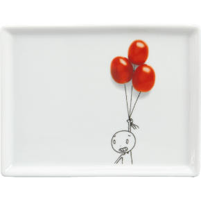 oliver tomato balloons appetizer plate