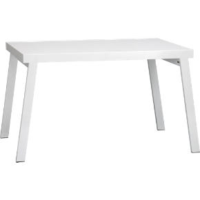 pocket white extension dining table