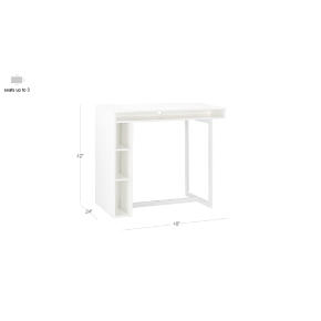 public white high dining table