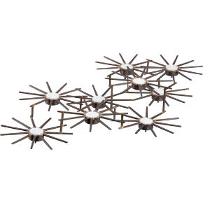 star 9 candleholder