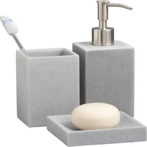 stone resin bath accessories