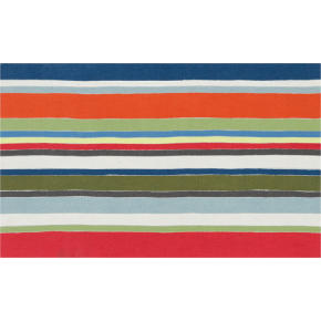 stripe multi rug