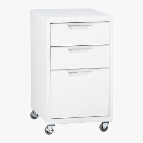 TPS white file cabinet
