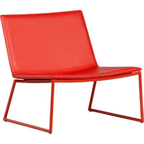 triumph red lounge chair