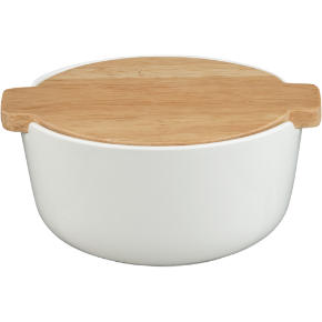 tuck bowl with wood lid