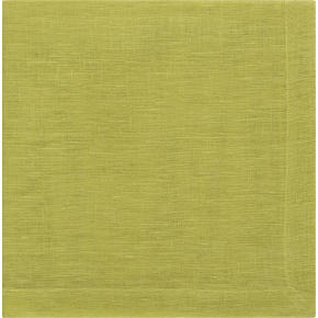 uno chartreuse linen napkin