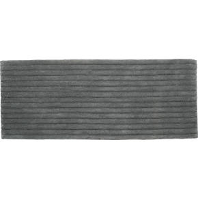 vertical stripe grey bath runner