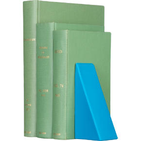 wedge silicone bookend