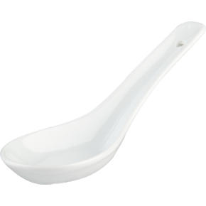 porcelain individual spoon