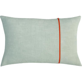 zipper mint 18x12 pillow