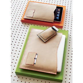 natural leather gadget cases