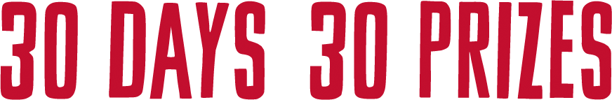 30 Days 30 Prizes