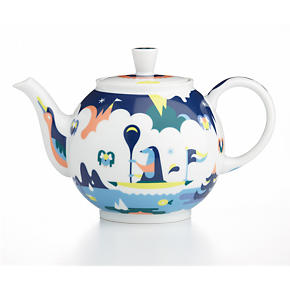 December Teapot Janine Rewell