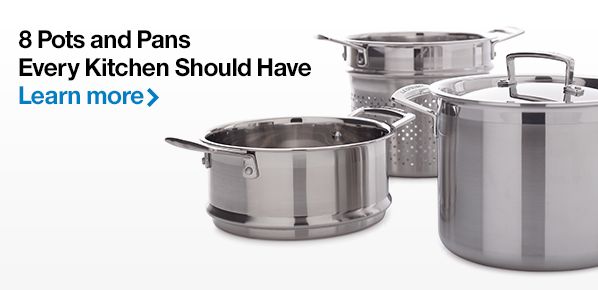 8 Pots and Pans Every Kitchen Should Have