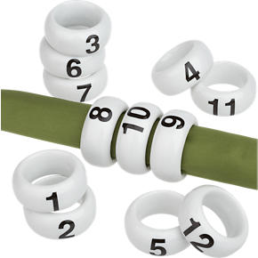A Dozen Napkin Rings
