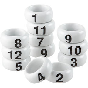 A Dozen Napkin Rings