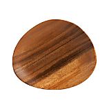 Acacia Wood 7"x6" Appetizer Plate