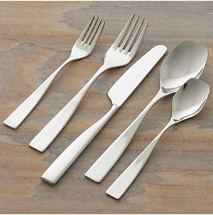 Flatware Patterns: Stainless Steel: Polished: Is New | Crate and ...