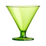 Acrylic Green Cocktail-Dessert Glass