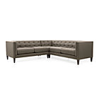 Aidan 2-Piece Sectional Sofa (Right Arm Corner Sofa, Left Arm Love Seat)