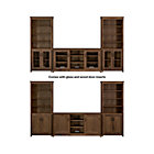 Walnut 64" Media Console and Two Media Towers.