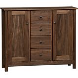 Ainsworth Walnut Entryway Cabinet with Wood Door