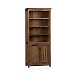 Ainsworth Walnut 30" Media Tower with Wood Doors