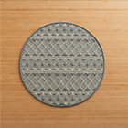 Alexandra Grey Placemat.