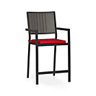 Alfresco Grey Counter Stool with Cushion