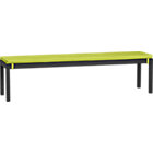 Alfresco Grey Dining Bench with Cushion