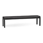 Alfresco Grey Dining Bench with Cushion