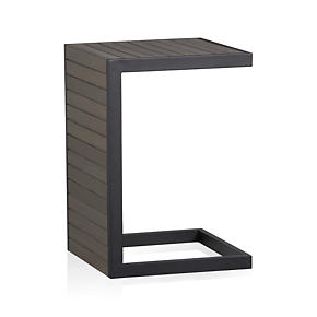 Alfresco Grey Side Table-Stool