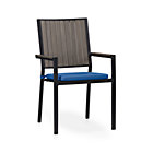 Alfresco Grey Dining Chair with Cushion