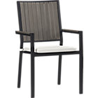 Alfresco Grey Dining Chair with Cushion.