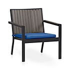Alfresco Grey Lounge Chair with Cushion