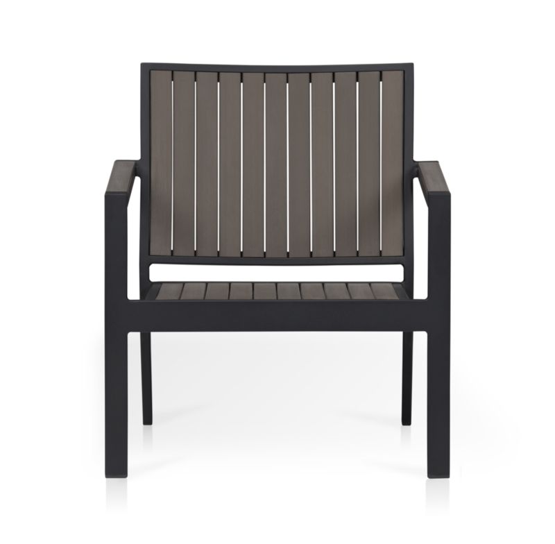 Alfresco Grey Lounge Chair in Alfresco Outdoor Lounge Crate and Barrel
