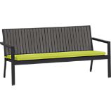 Alfresco Grey Sofa with Sunbrella® Apple Cushion