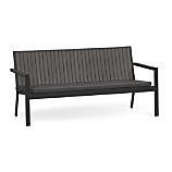 Alfresco Grey Sofa with Sunbrella® Charcoal Cushion