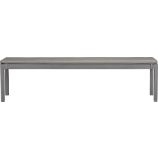 Alfresco Natural Dining Bench with Sunbrella® Graphite Cushion
